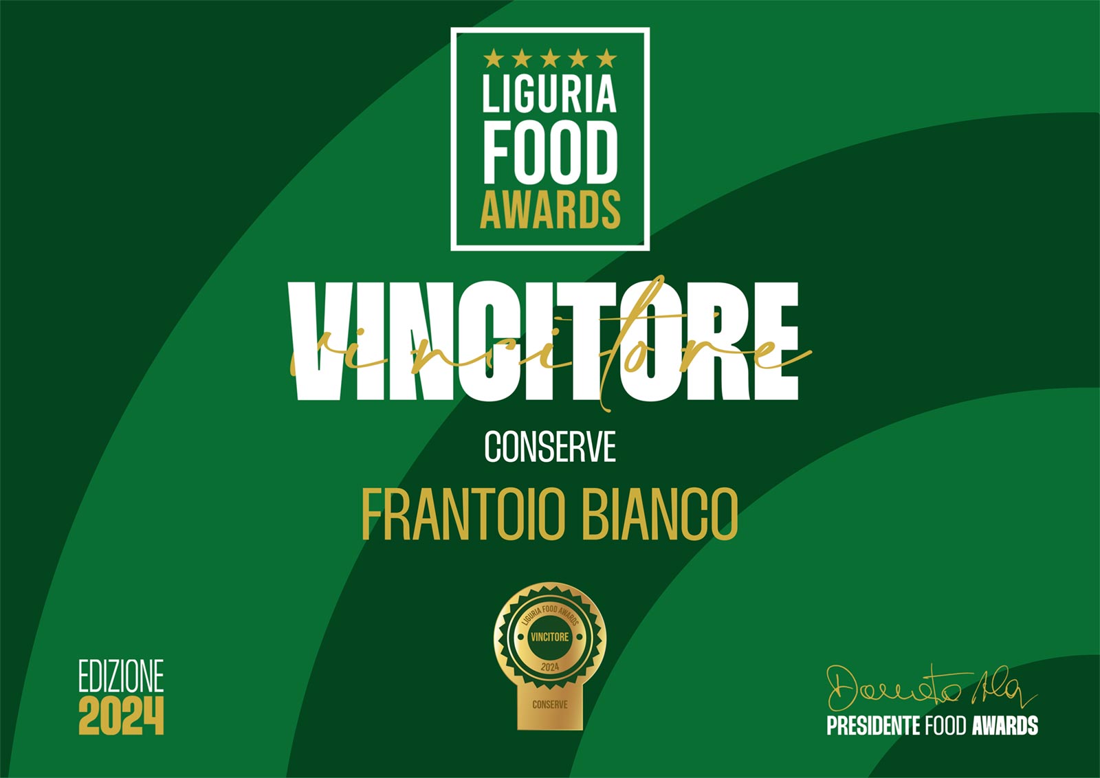 vinto premio come migliori conserve liguri nel 2024
