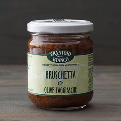 bruschetta d'olives cremes sauces italienne